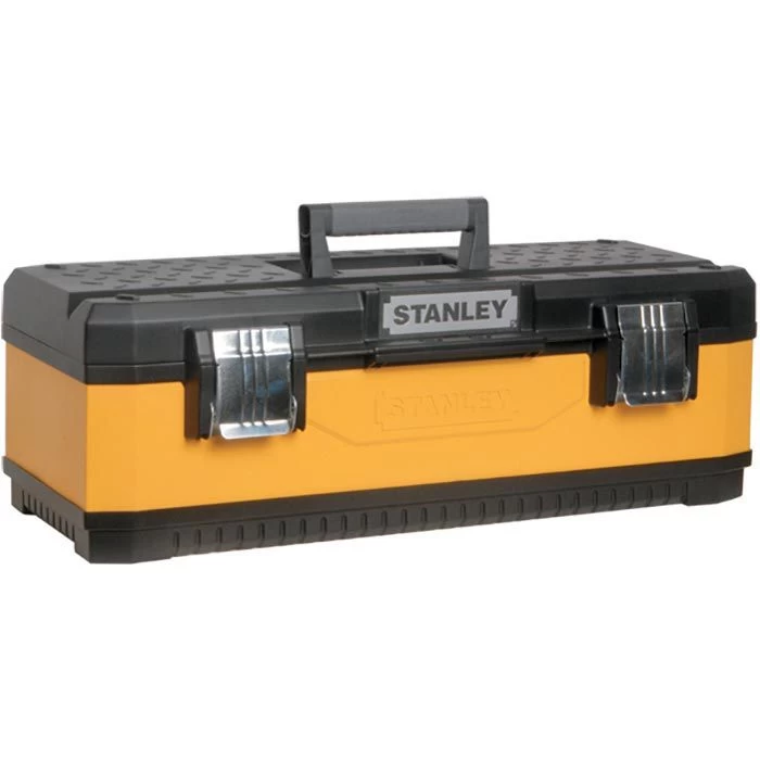 Stanley Werkzeugkoffer Werkzeugbox, 1-95-613, Leer, Aus Metall Und Kunststoff, 23 Zoll 1 Stanley Werkzeugkoffer Werkzeugbox, 1-95-613, Leer, Aus Metall Und Kunststoff, 23 Zoll