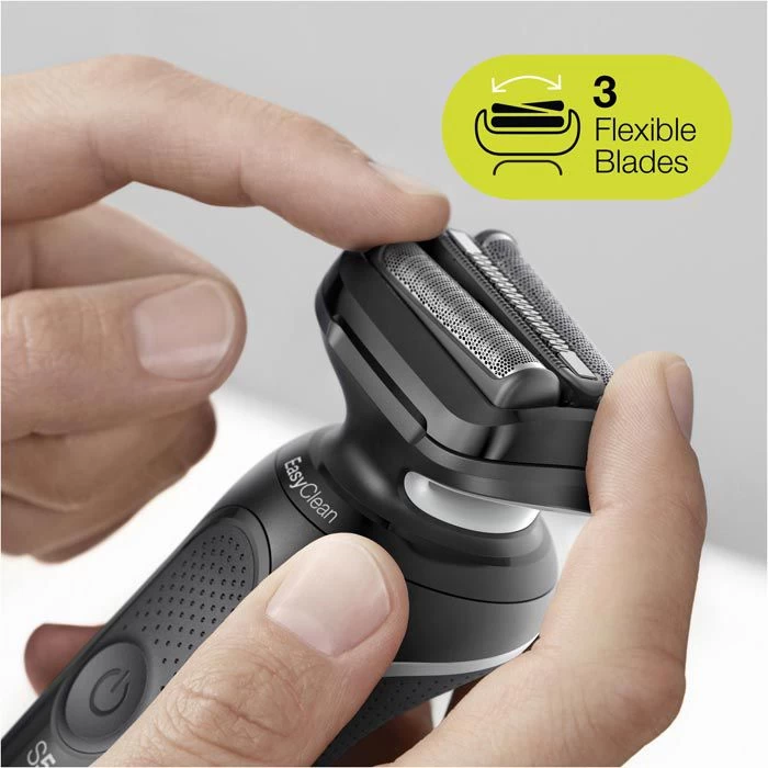 Braun Elektrorasierer Series 5 50-W4200cs, Weiß, Wet & Dry, Mit EasyClick-Präzisionstrimmer 3 Braun Elektrorasierer Series 5 50-W4200cs, Weiß, Wet & Dry, Mit EasyClick-Präzisionstrimmer - Image 3