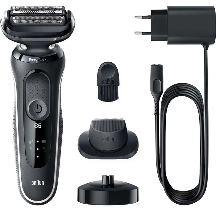 Braun Elektrorasierer Series 5 51-W4200cs, Weiß, Wet & Dry, Mit EasyClick-Trimmer Und Ladestation 6 Braun Elektrorasierer Series 5 51-W4200cs, Weiß, Wet & Dry, Mit EasyClick-Trimmer Und Ladestation - Image 6