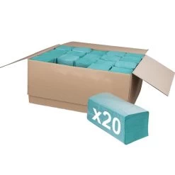 Böttcher-AG Papierhandtücher 1-lagig 25x23 Grün 5000 Stück