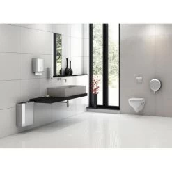 Katrin Toilettenpapierspender Gigant-Box S, 989660, Edelstahl, Für Jumbo Rollen, Silber -Haushaltsprodukte Geschäft 6b2a0c3528d21f9a99e328a4403cb1353c26a61d toilettenpapierspender katrin gigant box s 989660