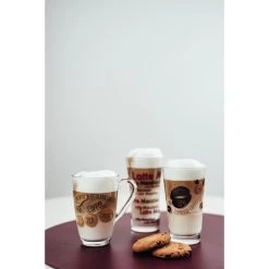 Montana Kaffeegläser Enjoy 065038, Latte Macchiato Gläser, 280ml, 6 Stück -Haushaltsprodukte Geschäft 6e1d738b597be58fa47756ffbe084bf24bdcbb36 kaffeeglaeser montana enjoy 065038