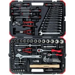 GEDORE-Red Werkzeugkoffer Steckschlüssel R46003100, 100-teilig, Im Kunststoff Klappkoffer, 1/4+1/2Zoll -Haushaltsprodukte Geschäft 6fc93093df0826cd8c5d69b44aa3aa2760108d07 werkzeugkoffer gedore red steckschluessel r46003100