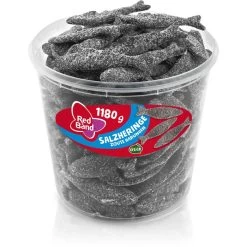 Red-Band Lakritz Salzheringe, 100 Stück, 1,18kg, Dose