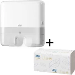 Tork Handtuchspender Xpress Starter Pack 952100 H2, Elevation Mini, Kunststoff, Inkl. 100 Tücher