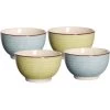 Ritzenhoff&Breker Müslischale Happy, Steinzeug, Blau / Grün, 14cm, Set, 4 Stück