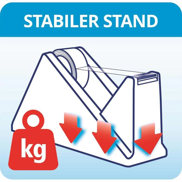 Tesa 59327 Schwarz Klebefilmabroller 4 Tesa 59327 Schwarz Klebefilmabroller - Image 4