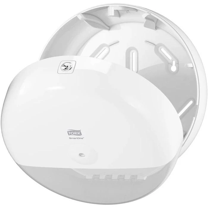 Tork Toilettenpapierspender SmartOne, 680000, T8, Kunststoff, Für Jumbo Rollen, Weiß 4 Tork Toilettenpapierspender SmartOne, 680000, T8, Kunststoff, Für Jumbo Rollen, Weiß - Image 4