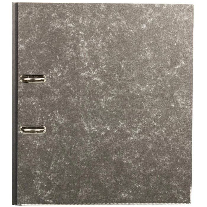 Böttcher-AG Ordner, A4, Breit, 80mm, Karton, Schwarz, Wolkenmarmor 4 Böttcher-AG Ordner, A4, Breit, 80mm, Karton, Schwarz, Wolkenmarmor - Image 4