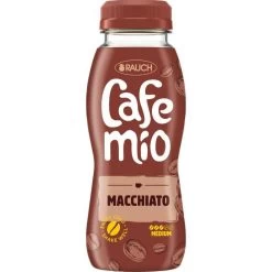 RAUCH Eiskaffee Cafemio Dose, Macchiato, Kaffee-Milchgetränk, 2,5% Fett, 250ml