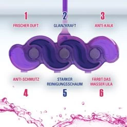 Cillit-Bang WC-Duftspüler 6 In 1 Lilaspüler, Wilde Orchidee, Im Korb, 3 Stück -Haushaltsprodukte Geschäft 7a4ae04465d10e9168c84a1c6fd2b37ae87ec4d9 wc duftspueler cillit bang 6 in 1 lilaspueler wilde