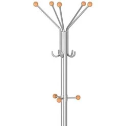 Kerkmann Garderobenständer TK2, 6068, Mit 10 Haken, Metall, Silber -Haushaltsprodukte Geschäft 7a6fa7b5e4404bf1e6661087475d67aded648695 garderobenstaender kerkmann tk2 6068