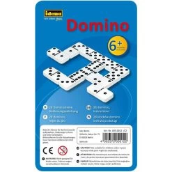 Idena Kartenspiel 6050012 Domino, In Metalldose, Ab 6 Jahre, 2-6 Spieler -Haushaltsprodukte Geschäft 7c37be4956d8ca70847c0d06e9c285b91e83f986 kartenspiel idena 6050012 domino