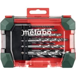 Metabo Bohrer Bohrersortiment 626728000, 13-teiliges Set, Metall, Holz, Steinbohrer