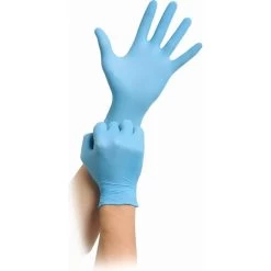 MaiMed Einmalhandschuhe Nitril Blue PF, Puderfrei, Chemikalienhandschuhe, Blau, 100 Stück, Gr. M -Haushaltsprodukte Geschäft 7fa74af6d2b85f769aecc87fafe9ef2c7d00eade einmalhandschuhe maimed nitril blue pf puderfrei
