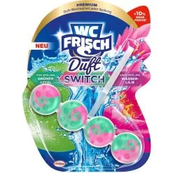 WC-Frisch WC-Duftspüler Duft Switch, Grüner Apfel & Wasserlilie, Im Korb
