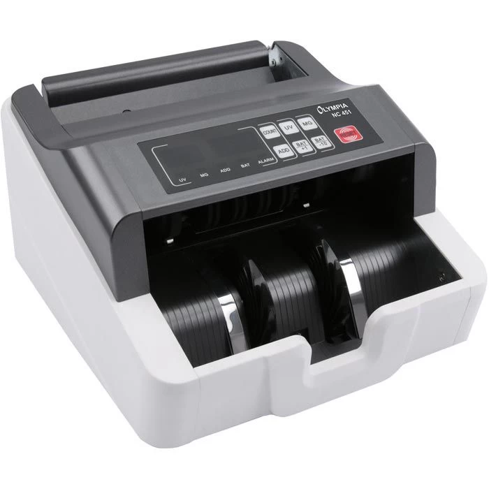 Olympia Geldscheinzähler NC 451, Mit Prüfung, Zählt 1000 Noten / Minute 3 Olympia Geldscheinzähler NC 451, Mit Prüfung, Zählt 1000 Noten / Minute - Image 3