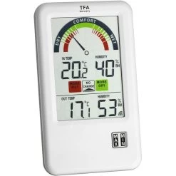 TFA Thermo-Hygrometer 30.3045.IT Bel Air Funk, Digital, Innen/außen -Haushaltsprodukte Geschäft 81bae83128a3e79e6e8d08963d9d7e73c3367e94 thermo hygrometer tfa 30.3045.it bel air funk