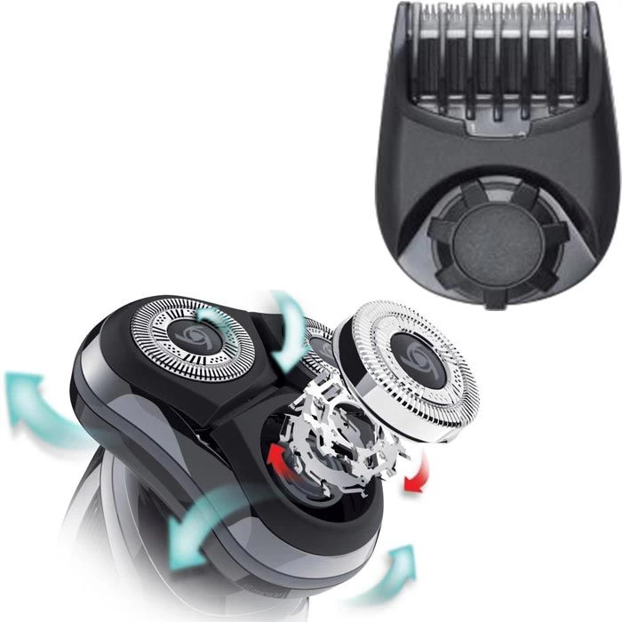 Remington Elektrorasierer R9 Ultimate, XR1570, Für Männer, Wet & Dry, Mit Trimmer, Schwarz 5 Remington Elektrorasierer R9 Ultimate, XR1570, Für Männer, Wet & Dry, Mit Trimmer, Schwarz - Image 5