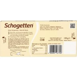 Schogetten Tafelschokolade Weiße Schokolade, 100g -Haushaltsprodukte Geschäft 8312c0bf7054e2b50e9677ba33a1cd0bbd1c627a tafelschokolade schogetten weisse schokolade