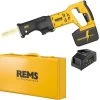 Rems Säbelsäge Akku-Tiger 22 V VE Set, 560053 R220, 21,6V / 9,0Ah, Mit Akku, Ladegerät Und Koffer