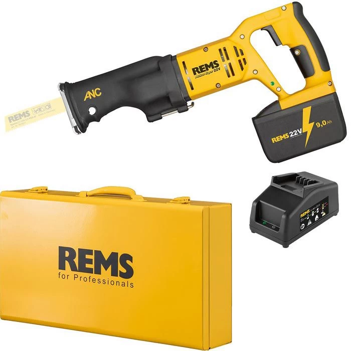Rems Säbelsäge Akku-Tiger 22 V VE Set, 560053 R220, 21,6V / 9,0Ah, Mit Akku, Ladegerät Und Koffer 1 Rems Säbelsäge Akku-Tiger 22 V VE Set, 560053 R220, 21,6V / 9,0Ah, Mit Akku, Ladegerät Und Koffer