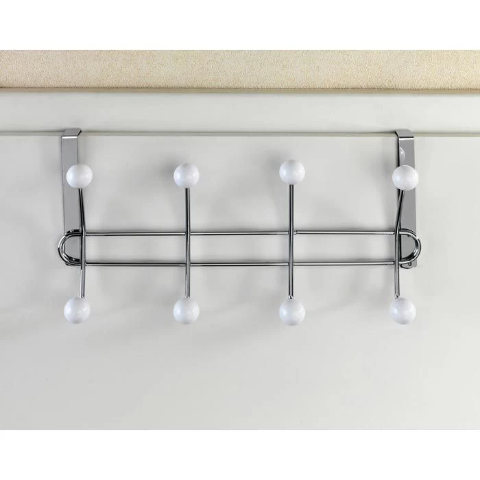 Wenko Kleiderhaken Lissa, 22679100, Für Die Tür, Weiß, Metall, 8 Haken 3 Wenko Kleiderhaken Lissa, 22679100, Für Die Tür, Weiß, Metall, 8 Haken - Image 3