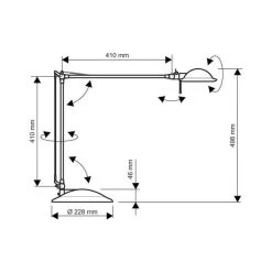 Maul Schreibtischlampe Maulbusiness LED, Silber, Mit Standfuß Und Tischklemme -Haushaltsprodukte Geschäft 83c64da3179f4cd0fb61b6d4cee545bed954f116 schreibtischlampe maul maulbusiness led