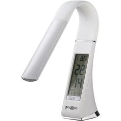 Monzana Schreibtischlampe LED, Dimmbar, Uhr, Temperatur, Kalender, Weiß -Haushaltsprodukte Geschäft 83f70a9f8b0c14d113f31ddd2a6e9a53b1703854 schreibtischlampe monzana lilly led