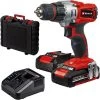 Einhell Akku-Bohrschrauber TE-CD 18/2 Li Kit, 18V / 1,5Ah, Mit 2 Akkus, Tasche Und Ladegerät