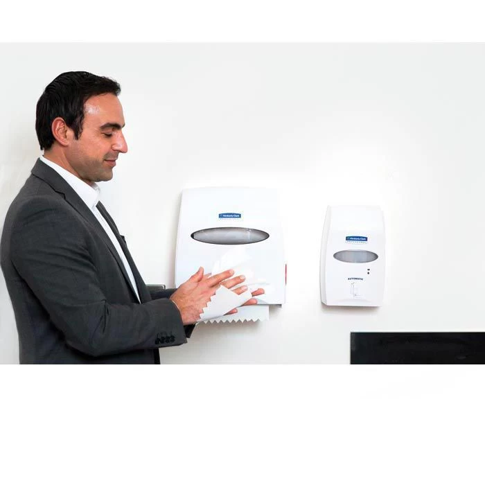 Kimberly Clark Kimberly-Clark Handtuchspender Aquarius Slimroll, 7955, Kunststoff, Für Rollenhandtücher, Weiß 2 Kimberly Clark Kimberly-Clark Handtuchspender Aquarius Slimroll, 7955, Kunststoff, Für Rollenhandtücher, Weiß - Image 2