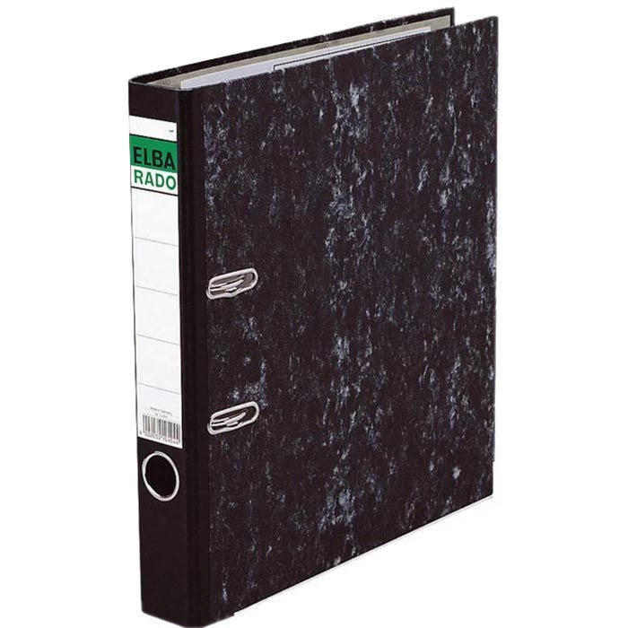 Elba 10404 SW Rado Ordner, A4, Schmal, Karton, Schwarz 1 Elba 10404 SW Rado Ordner, A4, Schmal, Karton, Schwarz