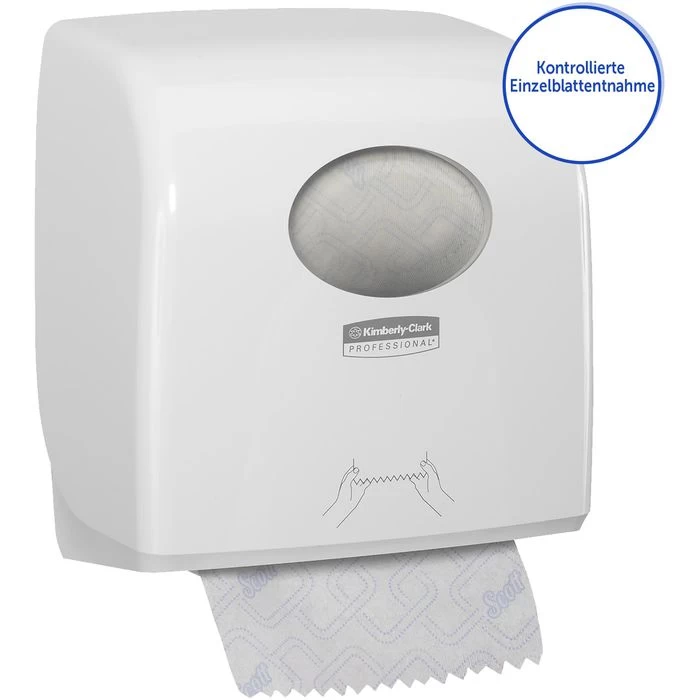 Kimberly Clark Kimberly-Clark Handtuchspender Aquarius Slimroll, 7955, Kunststoff, Für Rollenhandtücher, Weiß 3 Kimberly Clark Kimberly-Clark Handtuchspender Aquarius Slimroll, 7955, Kunststoff, Für Rollenhandtücher, Weiß - Image 3