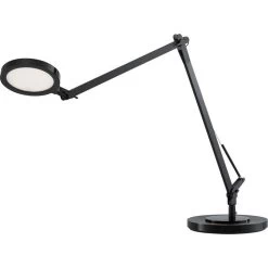 Hansa Schreibtischlampe LED Venus, Dimmbar, Schwarz, Mit Standfuß