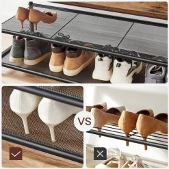 Vasagle Garderobenständer HSR410B01, Vintage, Mit 22 Haken, Metall / Holz, Schwarz / Braun 12 Vasagle Garderobenständer HSR410B01, Vintage, Mit 22 Haken, Metall / Holz, Schwarz / Braun -Haushaltsprodukte Geschäft 8a25bd67739c97ddcf2fa8844280fdf9cd35a5a9 garderobenstaender vasagle hsr410b01 vintage