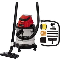 Einhell Nass-Trockensauger TC-VC 18/20 Li S-Solo, 20 Liter, Sologerät 18V
