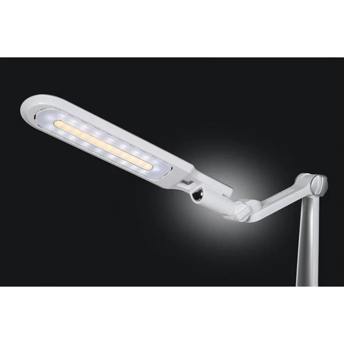 Hansa Schreibtischlampe LED Multiflex, Dimmbar, Silber, Standfuß Und Klemme 3 Hansa Schreibtischlampe LED Multiflex, Dimmbar, Silber, Standfuß Und Klemme - Image 3