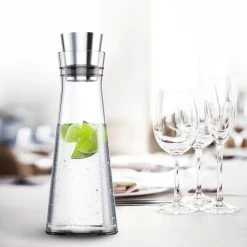 Emsa Karaffe Flow Slim Carafe 515675, Mit Deckel, 1 Liter -Haushaltsprodukte Geschäft 8da16f9e13015c0a7a5bfe2329153ee243fea52e karaffe emsa flow slim carafe 515675