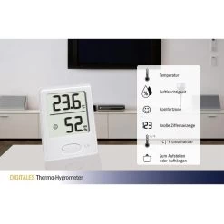 TFA Thermo-Hygrometer 30.5041.02 Innen, Digital, Weiß -Haushaltsprodukte Geschäft 8f7999999f77f5c14b7e0b2df48a3a9467c63326 thermo hygrometer tfa 30.5041.02 innen
