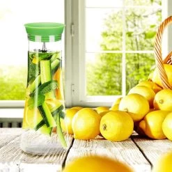 Relaxdays Karaffe 10023434 Zylindrisch, Mit Deckel, 1 Liter -Haushaltsprodukte Geschäft 9038de270a4e7c09be003e34de23892743372e34 karaffe relaxdays 10023434 zylindrisch