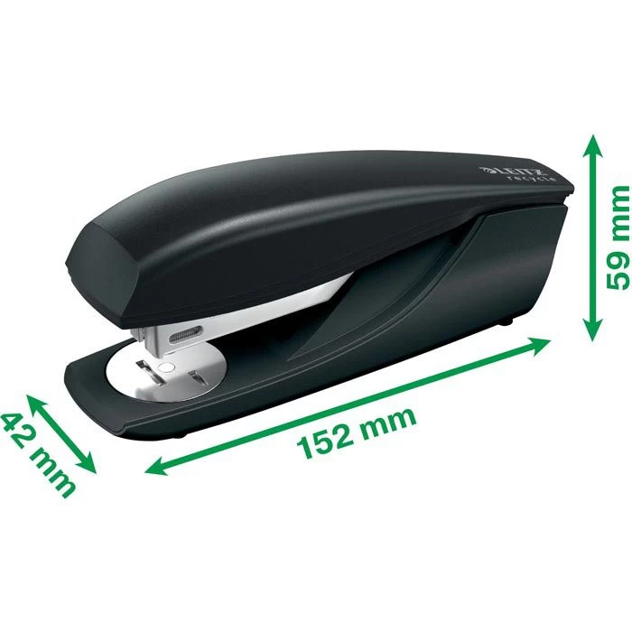 Leitz Heftgerät 5604-00-95, NeXXt Recycle, Heftleistung 30 Blatt, Schwarz 3 Leitz Heftgerät 5604-00-95, NeXXt Recycle, Heftleistung 30 Blatt, Schwarz - Image 3
