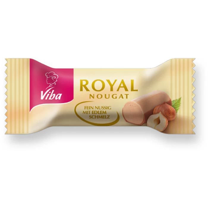 Viba Nougat Royal-Nougat, 12 Stück, Mini Riegel, Im Beutel, 120g 2 Viba Nougat Royal-Nougat, 12 Stück, Mini Riegel, Im Beutel, 120g - Image 2