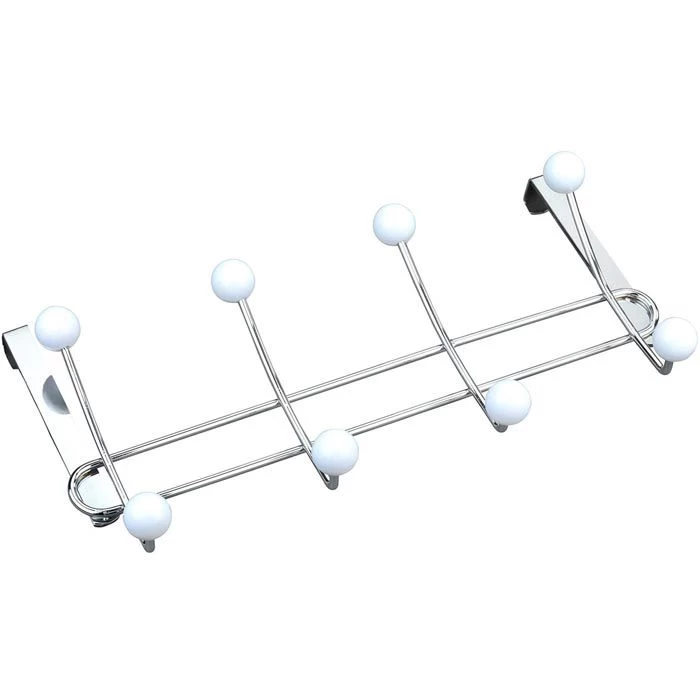 Wenko Kleiderhaken Lissa, 22679100, Für Die Tür, Weiß, Metall, 8 Haken 4 Wenko Kleiderhaken Lissa, 22679100, Für Die Tür, Weiß, Metall, 8 Haken - Image 4