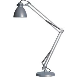 Luxo L-1 Schreibtischlampe LED Grau Standfuß