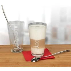 Ritzenhoff&Breker Kaffeegläser Lena, Set Mit Löffel, Latte Macchiato, 350ml, 4-teilig -Haushaltsprodukte Geschäft 955fa0d8cc47617739faa7460cdb60dcd53cd5a1 kaffeeglaeser ritzenhoffundbreker lena