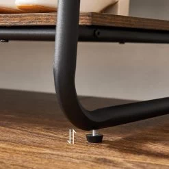 Vasagle Garderobenständer RGR112B01, Vintage, Mit 2 Ablagen, Bis 170 Kg, Metall / Holz, Braun -Haushaltsprodukte Geschäft 9603b55be873ae6c3627cd24dd6a925615e8098b garderobenstaender vasagle rgr112b01 vintage