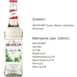 Monin Sirup Cocktail-Set 5+5, 5x Cocktail-Sirup, Je 700ml, 5x Dosierpumpe -Haushaltsprodukte Geschäft 960d75bbc365c1ad76a75f32bb26396bb639c152 sirup monin cocktail set 5 plus 5