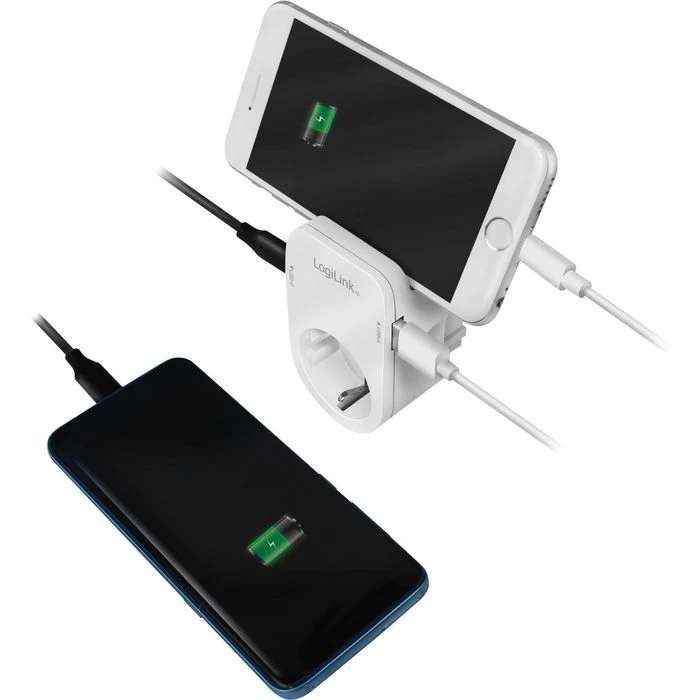 LogiLink Steckdosenadapter PA0259, 1-fach Schutzkontakt, USB-A, USB-C 3 LogiLink Steckdosenadapter PA0259, 1-fach Schutzkontakt, USB-A, USB-C - Image 3