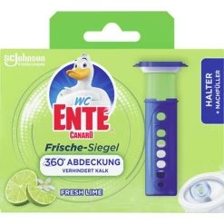 WC-Ente WC-Duftspüler Frische Siegel Limone, Starterset, Spender, 36 Ml