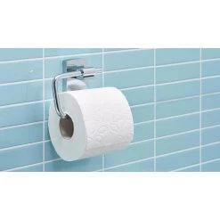 Tesa Toilettenpapierspender Klaam, 40258, Ohne Bohren, Metall, Für 1 Kleinrolle, Silber -Haushaltsprodukte Geschäft 983e7461fee6c08ed6aa24ec6bce370b57a672fa toilettenpapierspender tesa klaam 40258